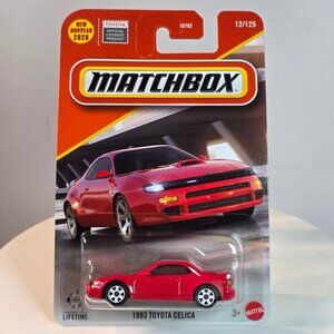 1993 Toyota Celica Matchbox Diecast Model Car 1:64 Scale Red Limited Edition 12/